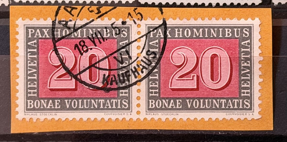 Alle Briefmarken: Timbres PAX - Suisse  – Gebraucht aus Petit-Lancy von Solcarm 6