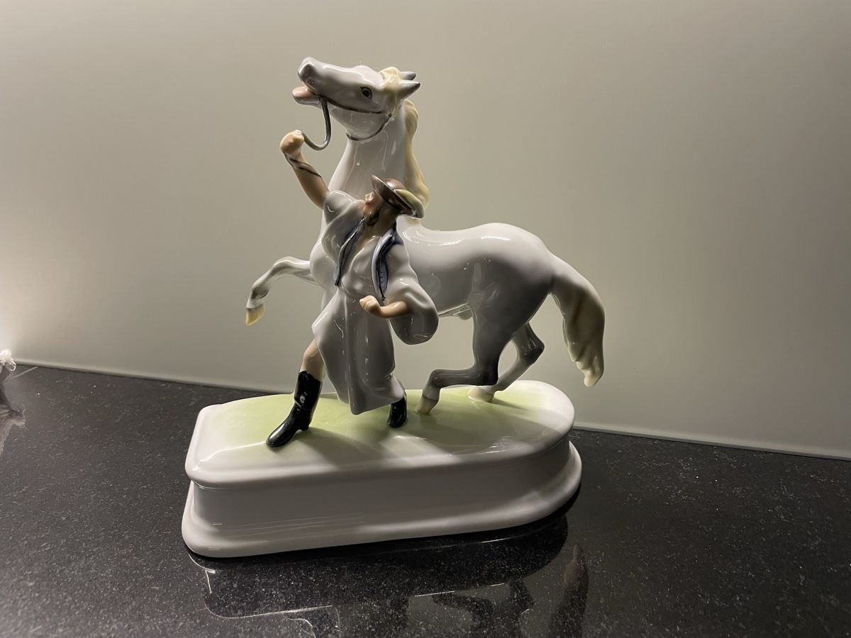 Herend Statuette: Pferd mit Hirte – Usato da Ettingen venduto da 2xja
