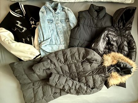 Winterjacke, Jeansjacke, College Jacke