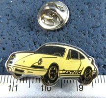 PORSCHE CARRERA SPORT-CAR AUTO PIN GLASIERT