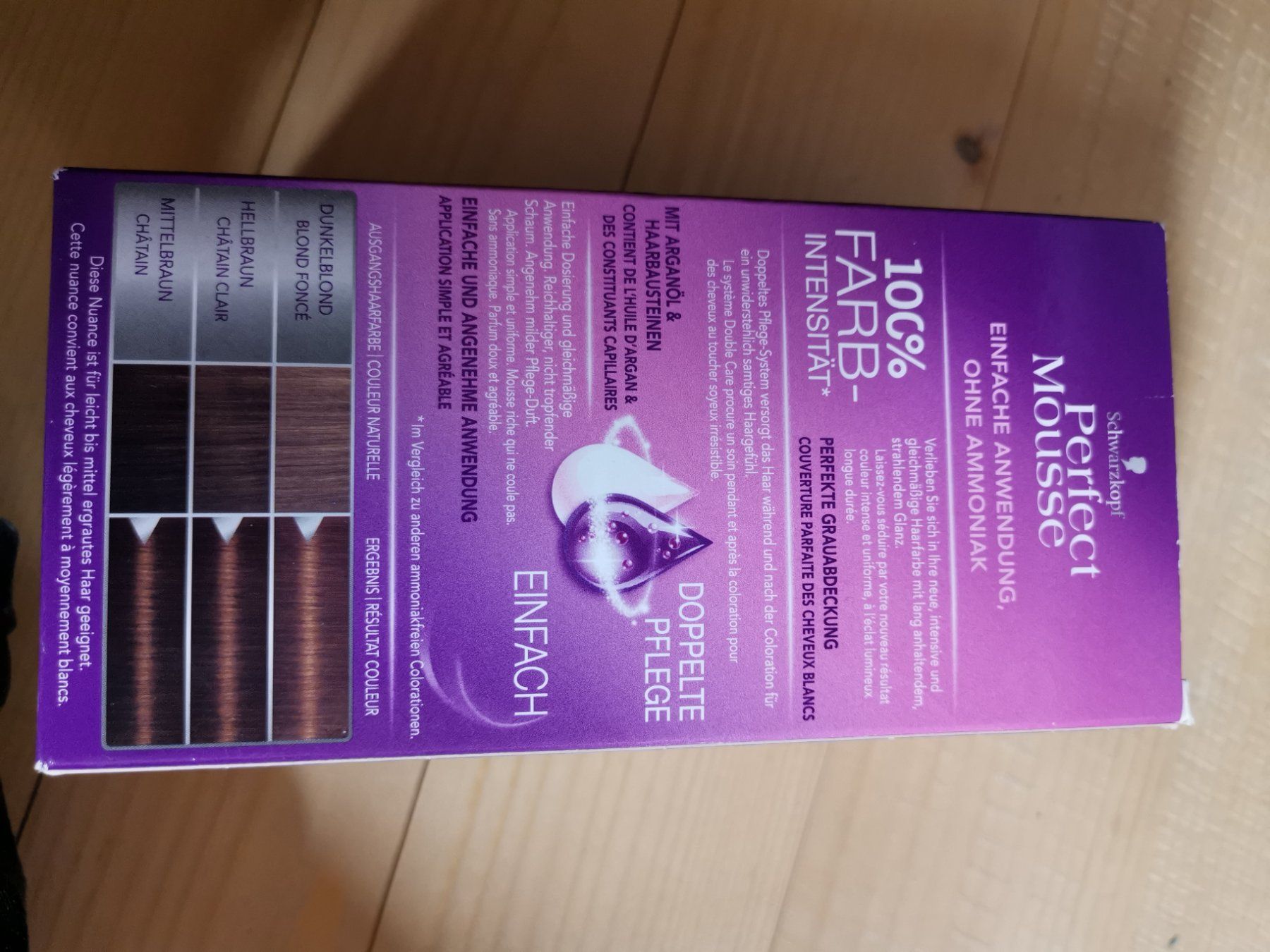 Tinte: Neu Schwarzkopf Perfect Mousse 668 Haselnuss – Nuovo e nell'imballaggio originale da Fankhaus (Trub) venduto da sun_7677 2