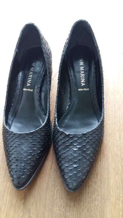 sandales noires san marina