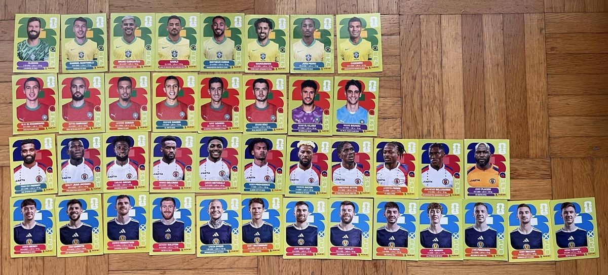 Panini Cartes à collectionner: Panini Sticker WM 2026 Gruppe C – Neuf (Voir description) à Bubikon par TheresaK86