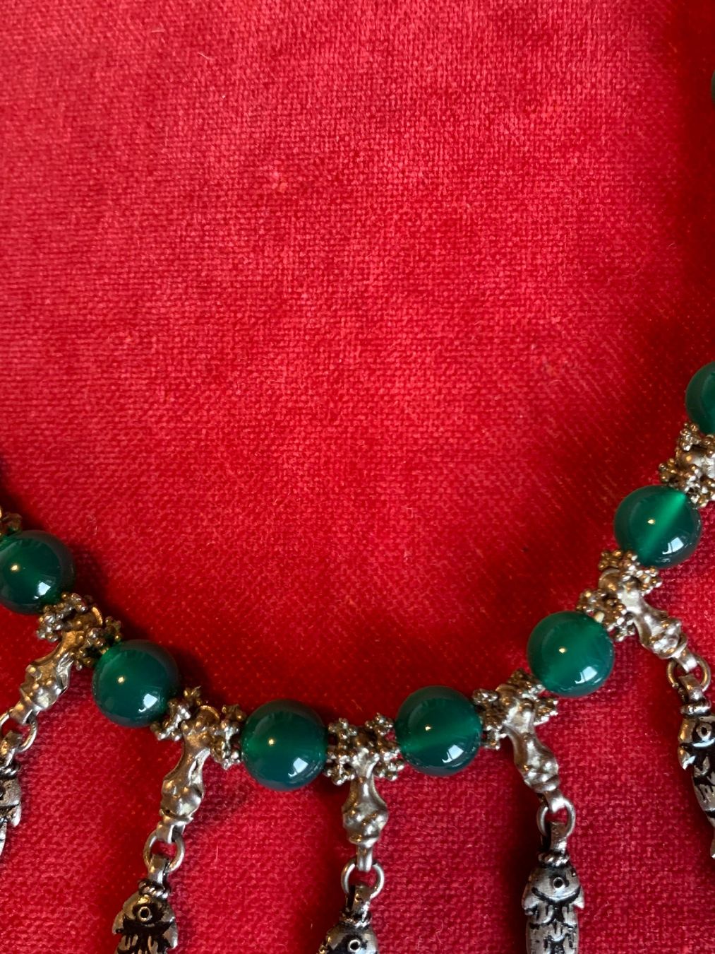 Catenine: Collier avec perles vertes, Unique et élégant! – Usato da Dompierre FR venduto da fat_xth5 3