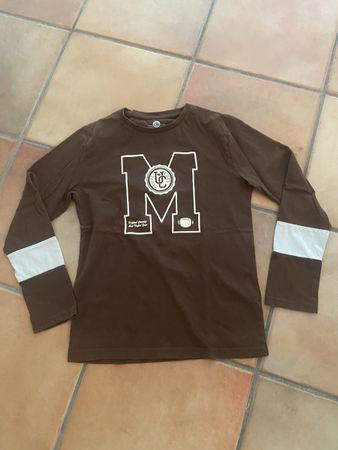 Langarmshirt, braun, Gr. 146/152