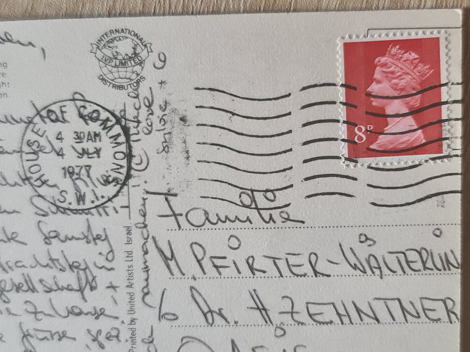 Cartoline postali: Ansichtskarte London 1977 – Usato da Dintikon venduto da Vexi 1