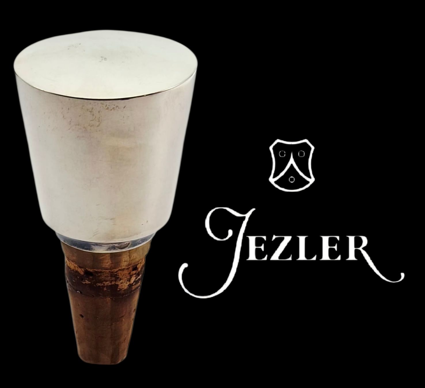 Jezler Set di posate: Cache bouchon bouteille Jezler Suisse 800Silb – Usato da Clarens venduto da Rimany