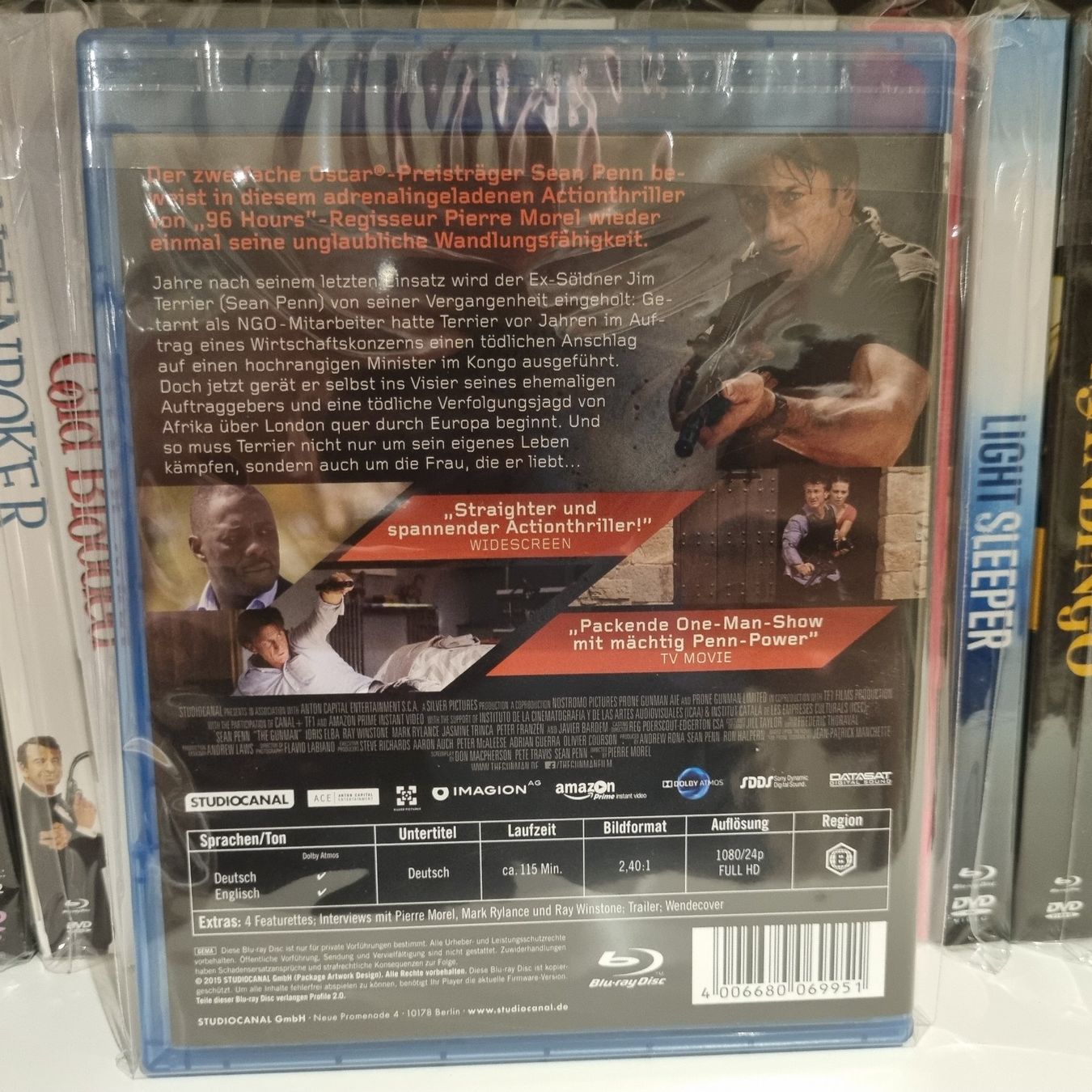 Tutti i DVDs: The Gunman [Blu-ray] – Usato da Bremgarten AG venduto da Mediensammler24 1