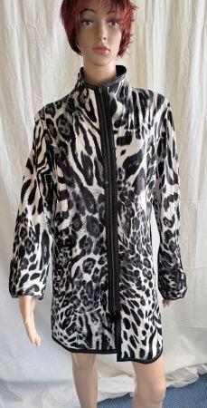 Tolle Lederjacke reversibel Gr. 42
