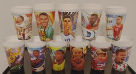 Mc Donalds FIFA World Cup Becher-Set aus USA /Europa