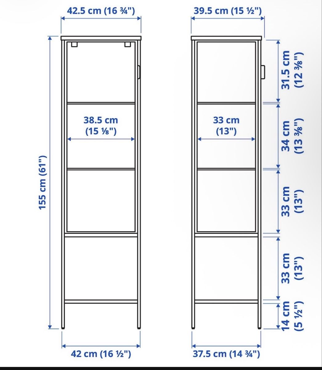 Ikea Vitrinen: Vitrine schwarz – Gebraucht aus Stans von ste_5bkn 2