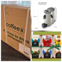 Kaffeemaschine CoffeeB Horizon grey inkl 54 Kaffee-Bällen