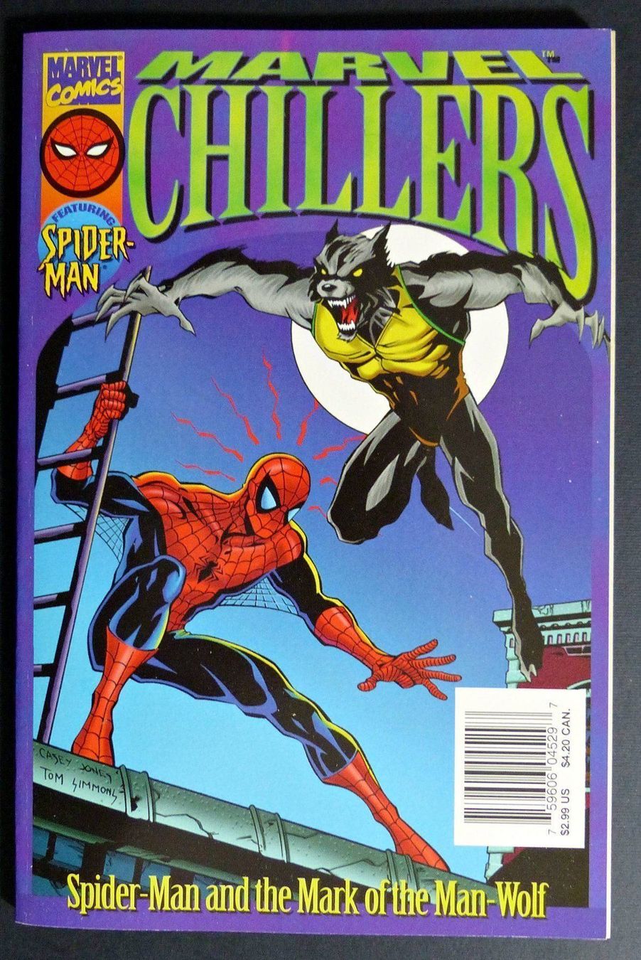 Comics: MARVEL CHILLERS SPIDER-MAN WOLVERINE HULK WITH POSTER 1996 – Gebraucht aus Lugano von YouWantUS 1