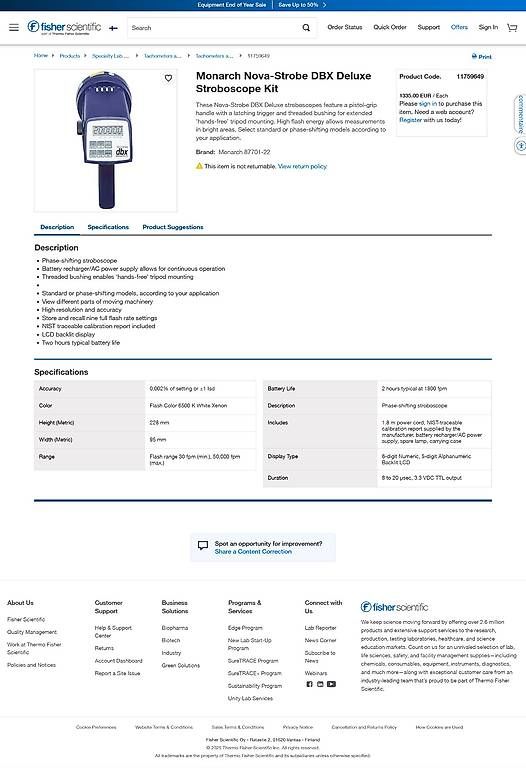Lampade: Lampe stroboscopique à éclairs Monarch – Nuovo e nell'imballaggio originale da Salvan venduto da djaidi 1