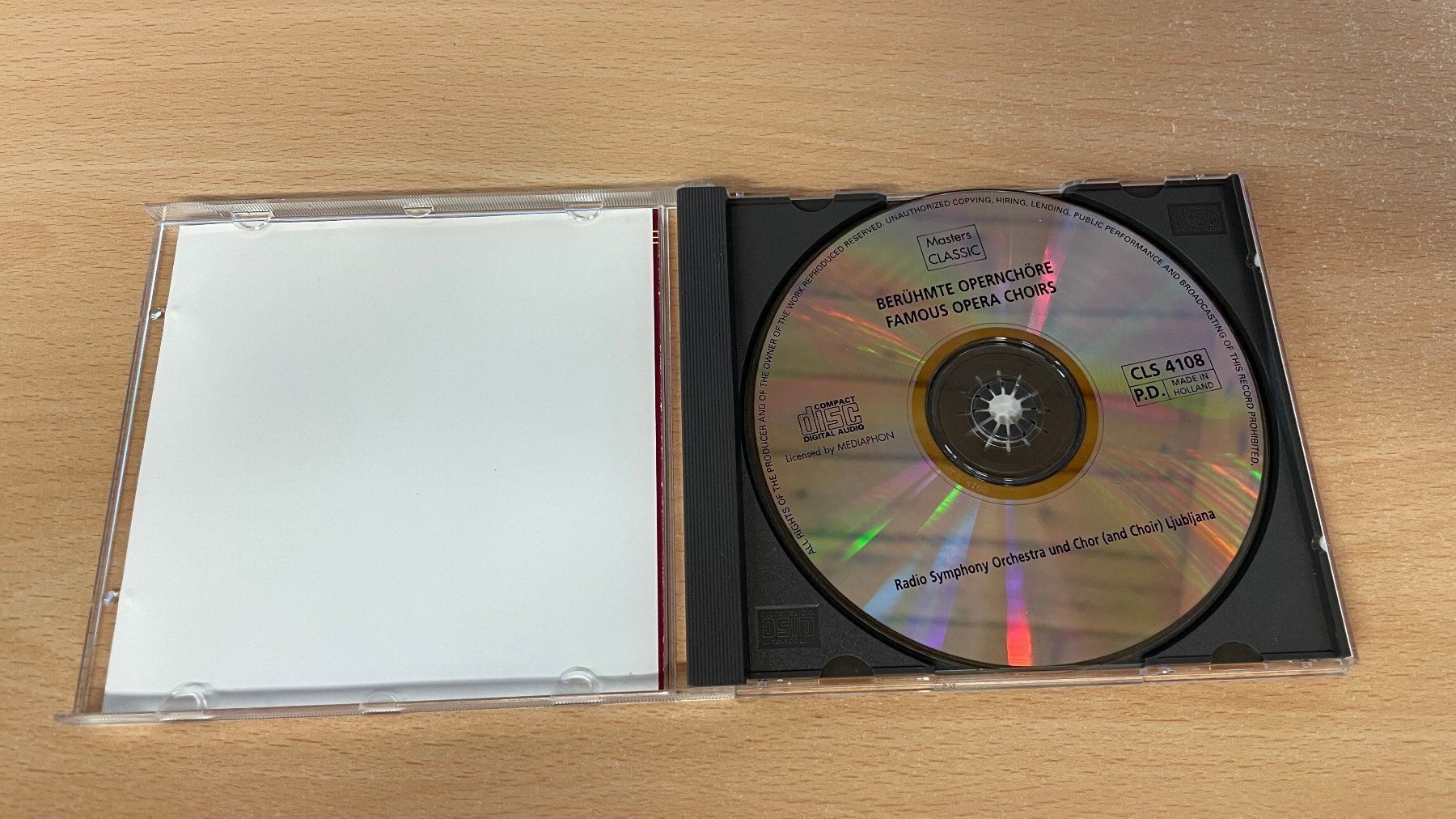 CD: Berühmte Opernchöre - ok – Usato da Glattfelden venduto da cybermaxx 2