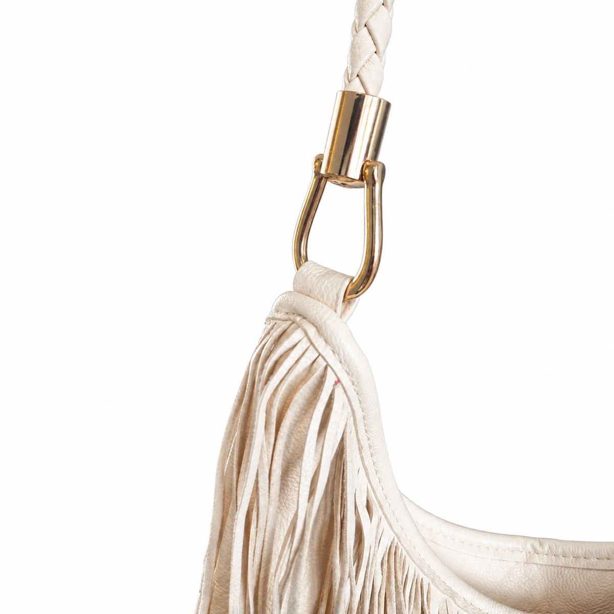 H&M Borse da donna: Umhängetasche Fransen Creme Leder Imitat gebraucht – Nuovo (secondo la descrizione) da Aarberg venduto da LovelyThings_ 2