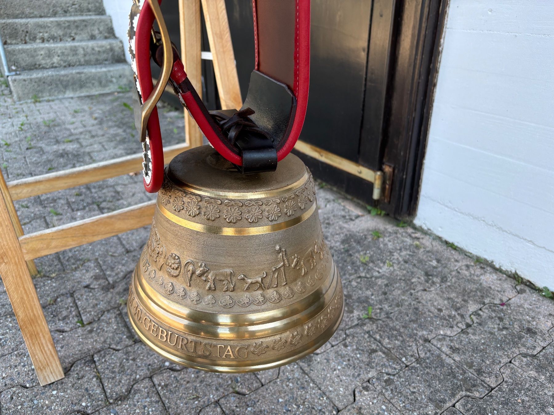 Campanacci mucche: sehr schöne Glocke Gusset Uetendorf – Usato da Feldbach venduto da Fea1 4