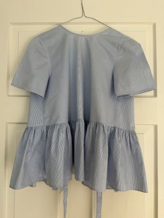 Bluse gestreift blau weiss