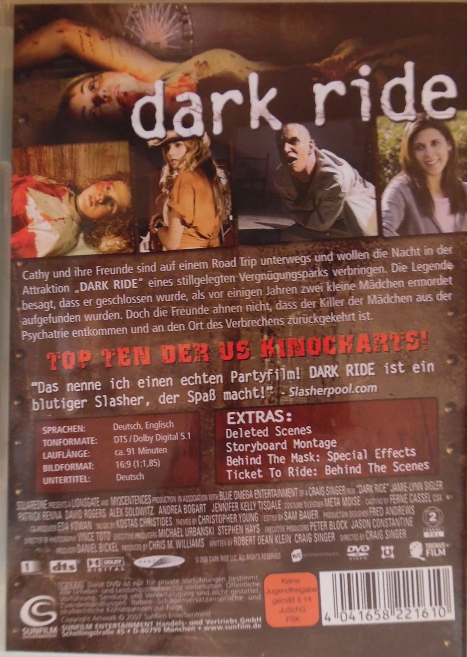 Tutti i DVDs: Dark ride – Usato da Bellinzona venduto da Luna093 2