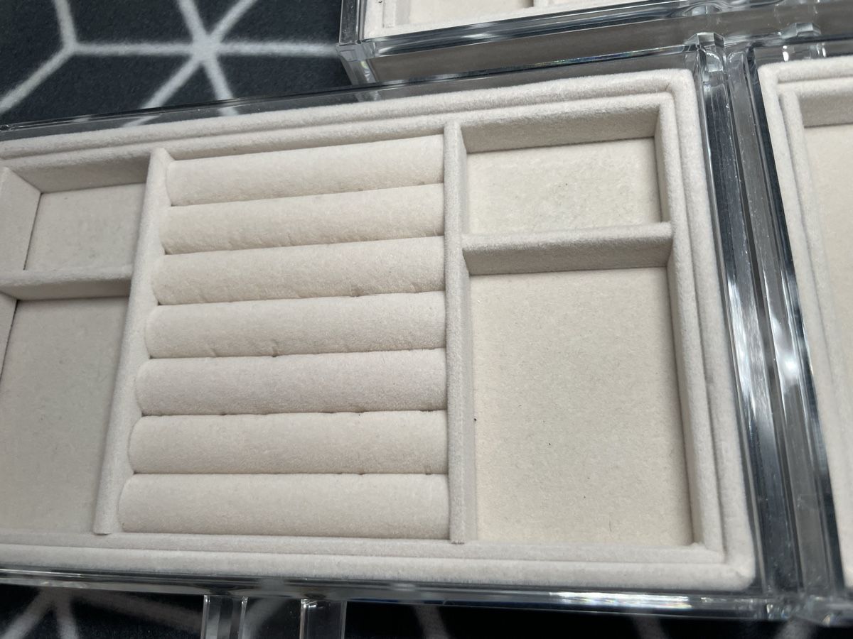 Schmuckkästen: Schmuckkasten transparent 3 Schubladen  – Gebraucht aus Rheineck von cha_p9qy 5