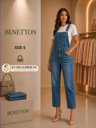 Benetton Denim Overalls – Gr. S