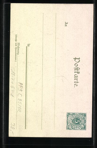 Ganzsachen: Litho Ganzsache PP9C85 /02: Dresden, Vol – Gebraucht aus Berlin von bartko-reher 1