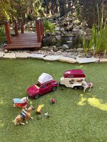 Schleich Pferde-Transport mit Auto und Zubehoer
