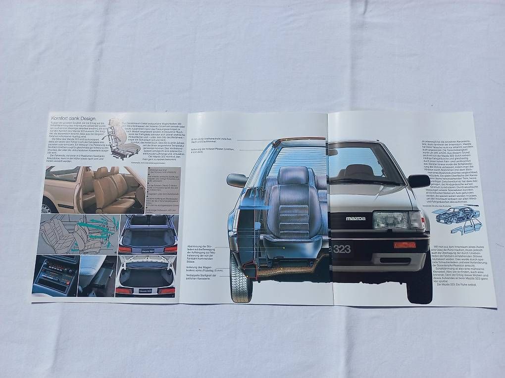 Documents: Mazda 323 Prospekt / 1985 – D'occasion à Frauenkappelen par Chruetzhubel 3