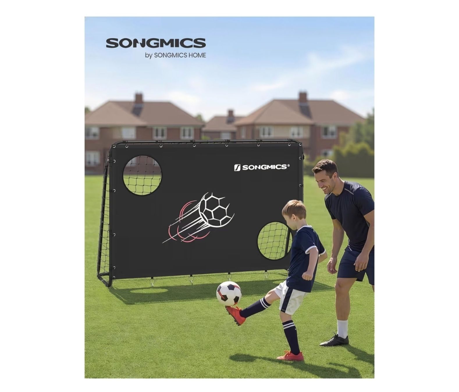 Porte da calcio e da hockey: Fussballtor mit Torwand – Nuovo (secondo la descrizione) da Gurzelen venduto da lauflos