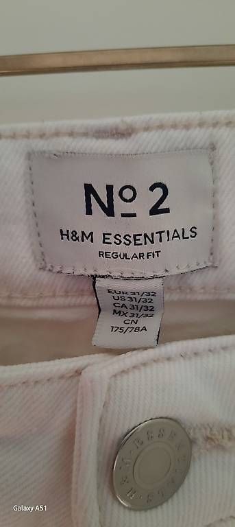 Jeans: ***H&M*** Jeanshose weiss Gr 31/32 – Usato da Wädenswil venduto da H2H_Secondhandshop 3