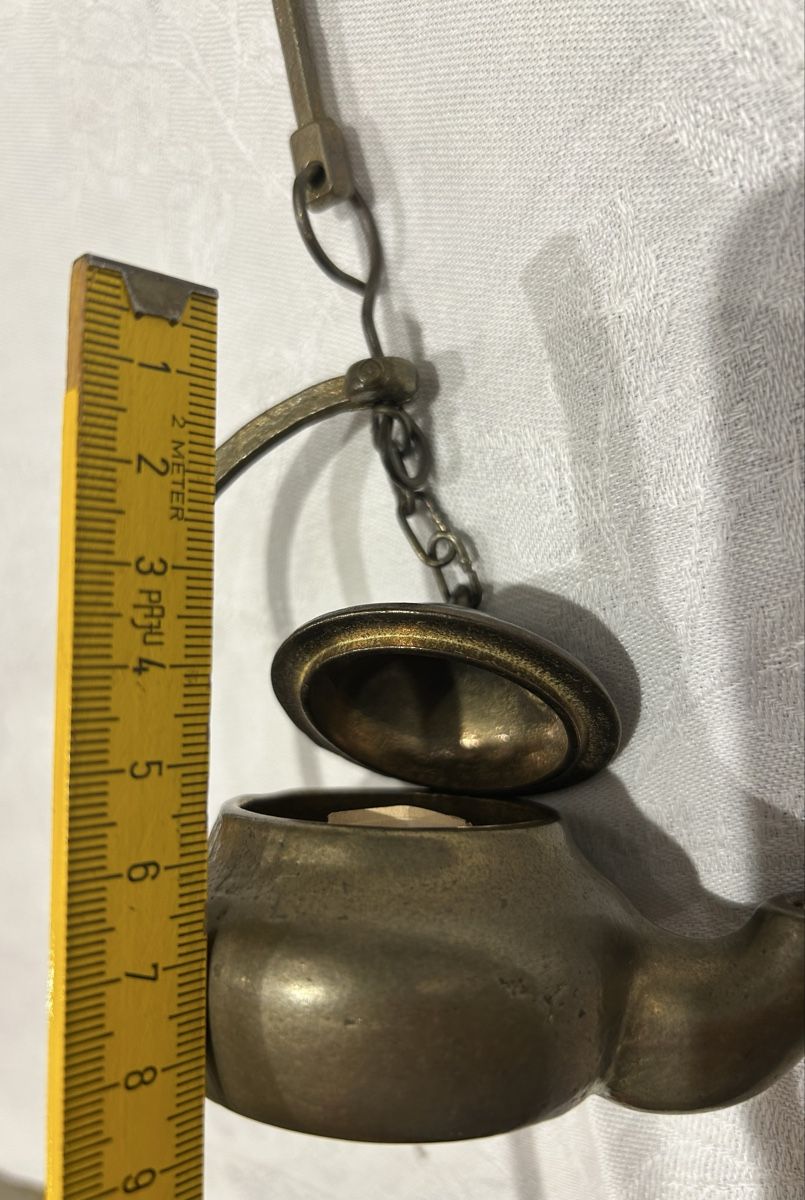 Lampes: Öllampe antik Messing  – D'occasion à Lengnau AG par Mefari 4