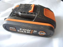WORX Akku 20V 2.0Ah WA3551.3 inkl. Ladegerät
