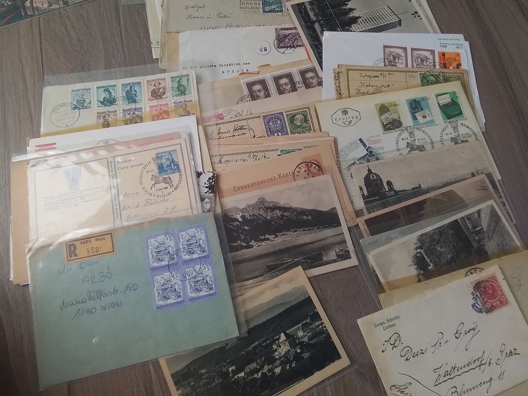 Ansichtskarten: Ōestereich , Sammlung , Ansichtskarten ,Bedarfspost ab 100.- – Gebraucht aus Reichenburg von Pipo-67 6