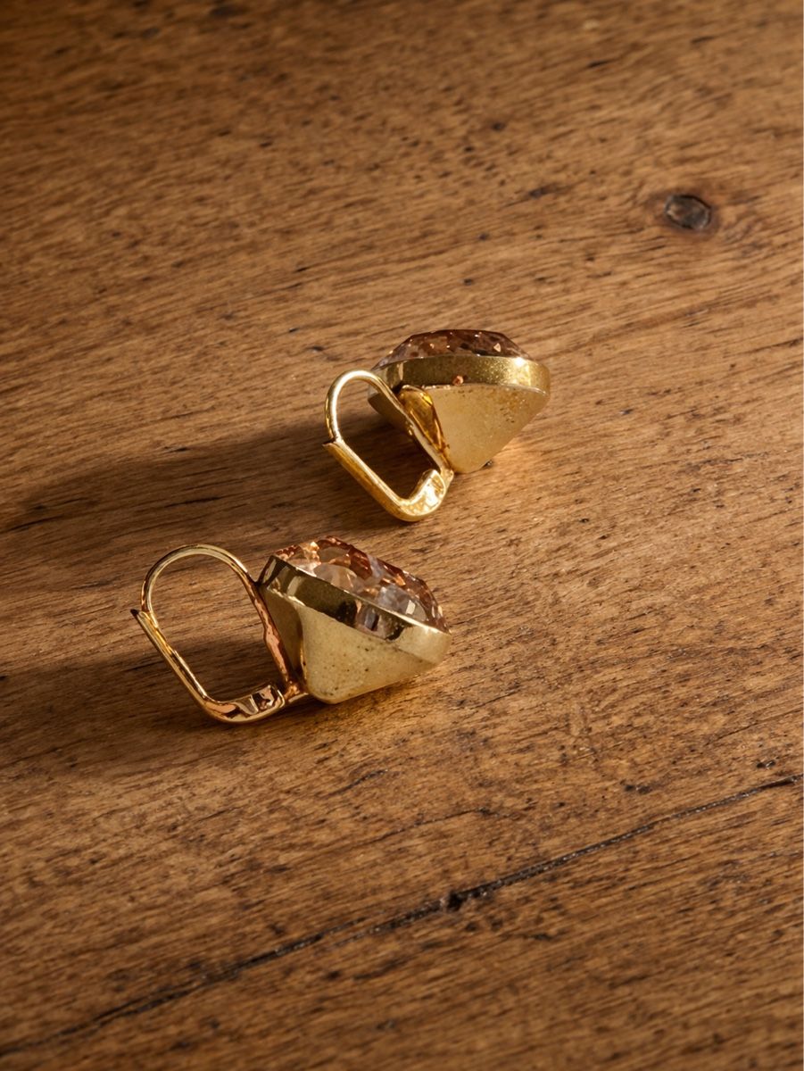 Swarovski Orecchini pendenti & Orecchini a lobo: Swarovski Ohrringe vergoldet – Usato da Dielsdorf venduto da Dnaloria 3