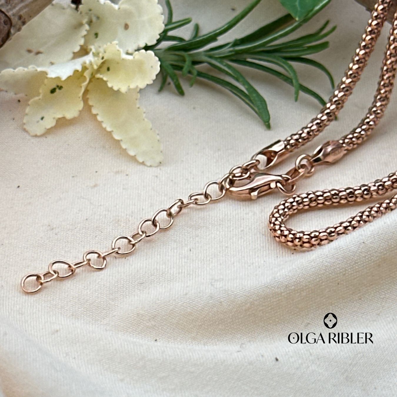 Olga Ribler Catenine: Himbeerkette, Silber vergoldet – Nuovo (secondo la descrizione) da Luzern venduto da MonikaS03 5