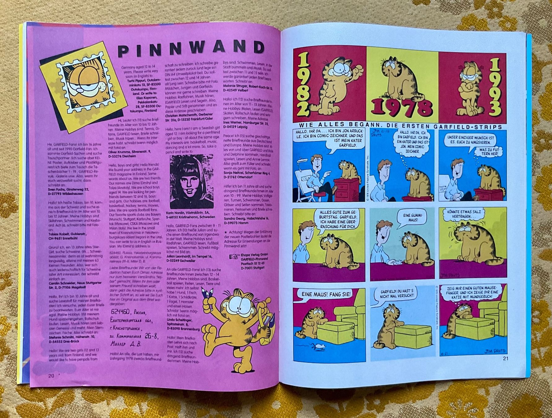 Comics: Garfield Heft Nr 10 von 1993 – Gebraucht aus Endingen von nathan05 6