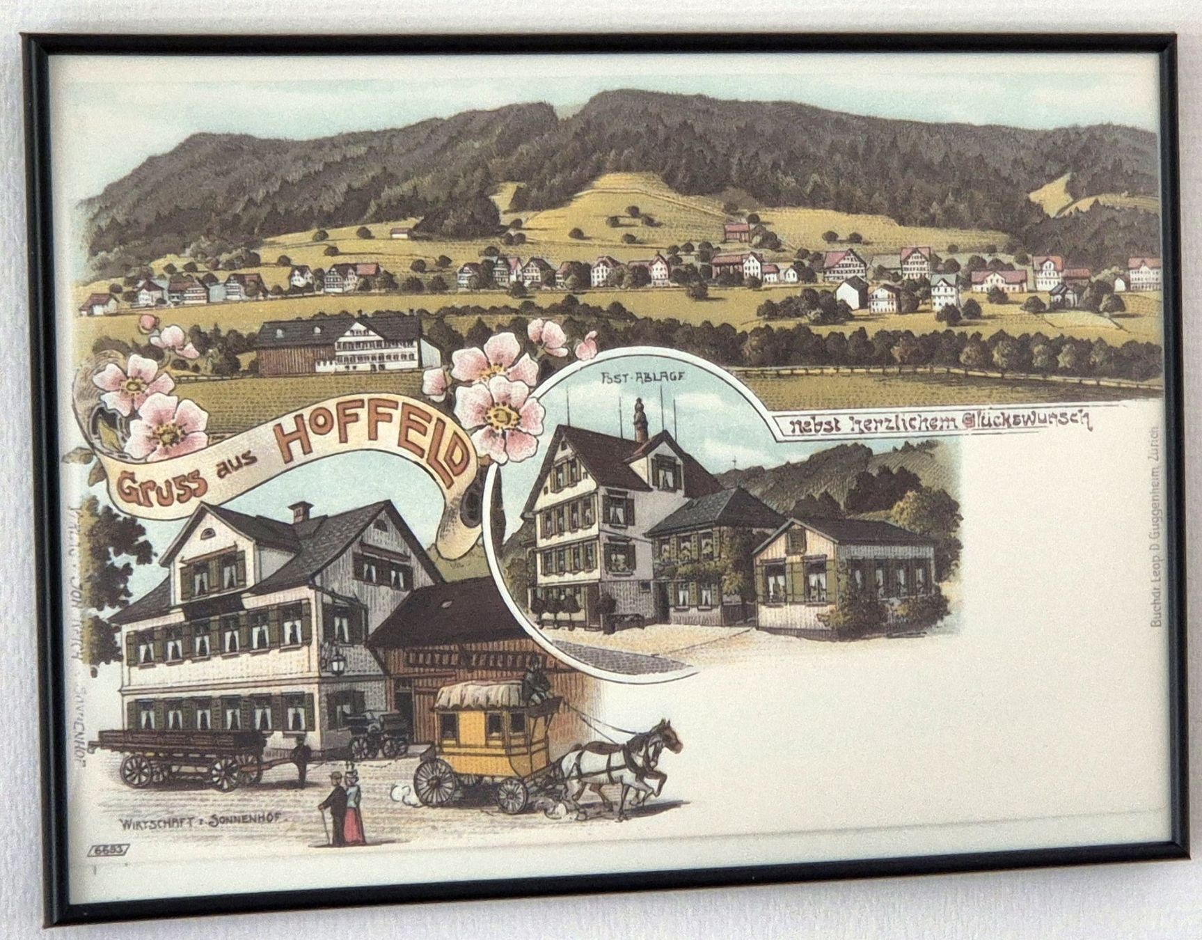 Cartoline postali: Rosenberg Quartier, Rosenbergstrasse, Washington, Caserne/A4 – Usato da Fällanden venduto da Blausegelfliege 2