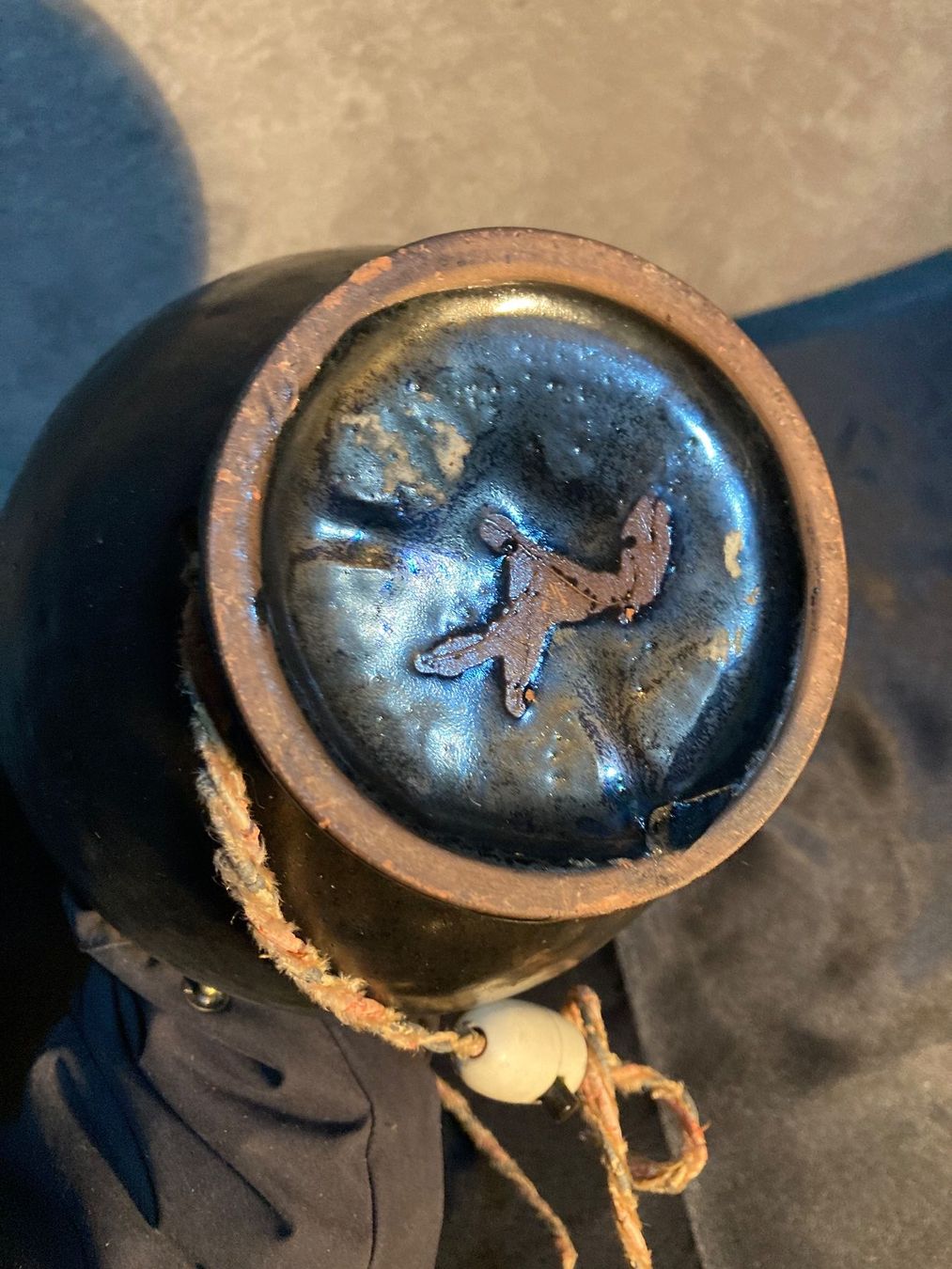 Lampen: Lampe boule ancienne signé antik – Gebraucht aus St-Cierges von LeRegain 4