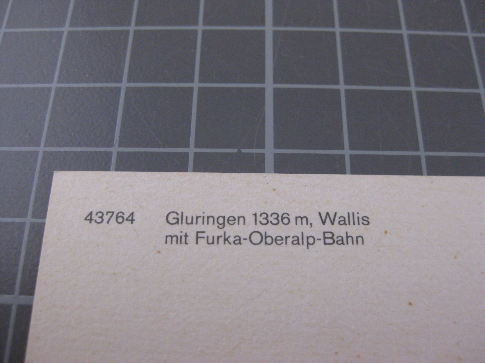 Cartoline postali: AK Gluringen mit Zug – Usato da Malters venduto da Marosko 2