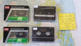 Musik Cassetten Sony Metall 90+60 , ICM 90 Chrome