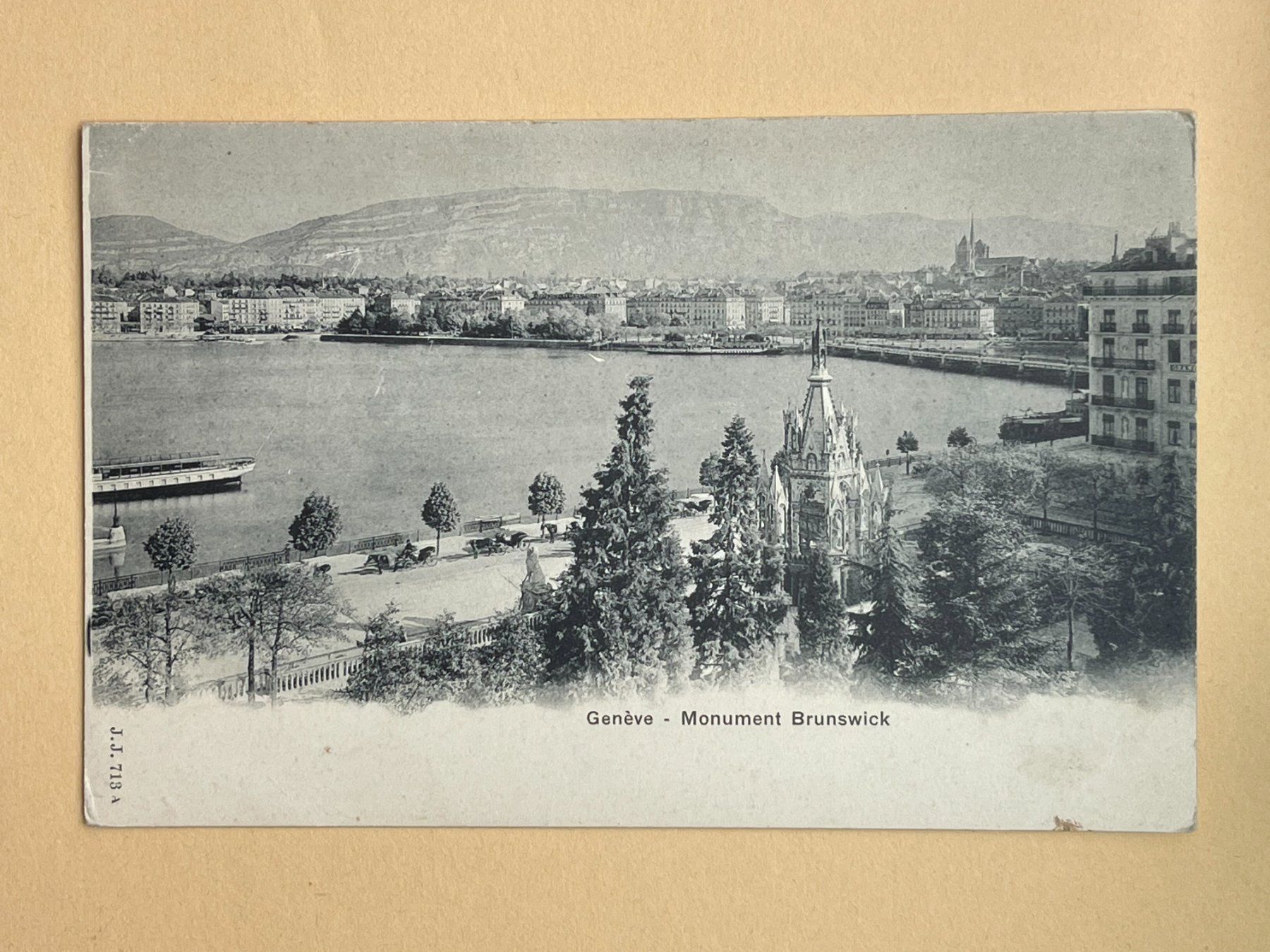 Cartes postales: Genève - Monument Brunswick – D'occasion à Steg VS par danwer74