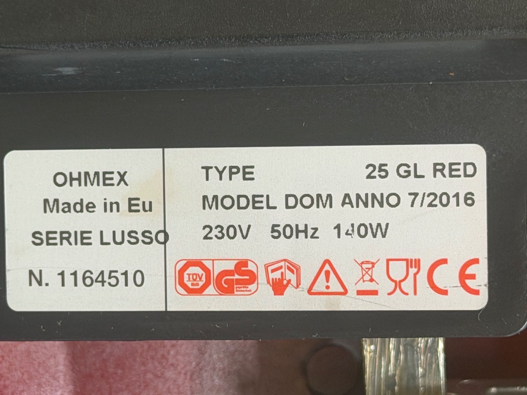 Ohmex Küchengeräte: OHMEX Schneidemaschine LUSSO-25GL – Gebraucht aus Dänikon ZH von Herzdo 3