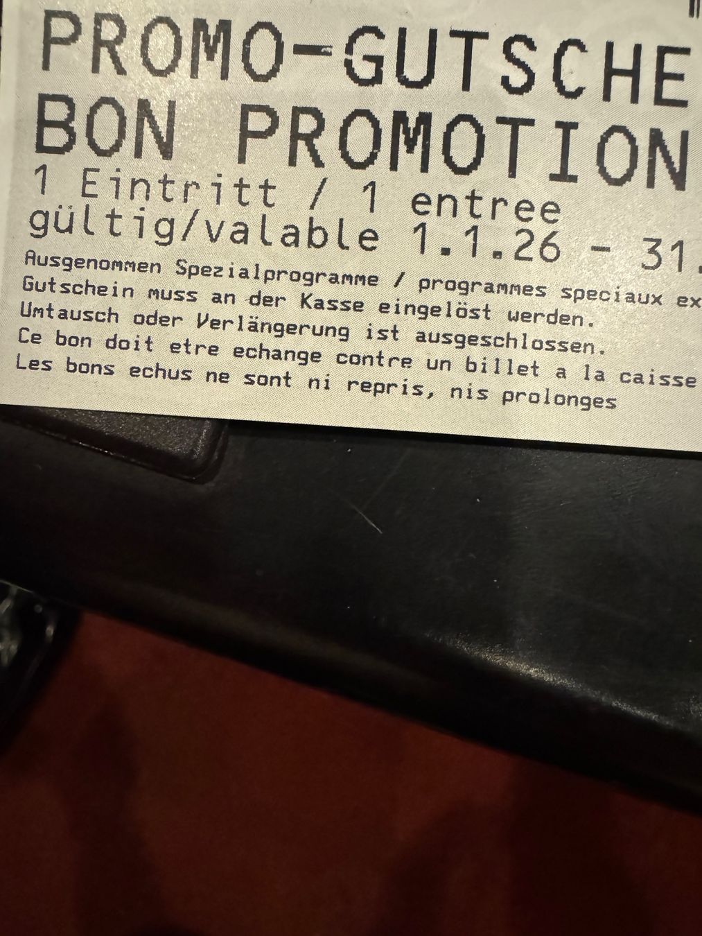 Bons: Kino Eintritt 1x – Neuf (Voir description) à Moosseedorf par SDmedia