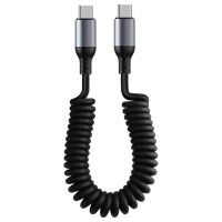 100 W PD Feder kabel USB C einziehbar IPHONE 17 16 15