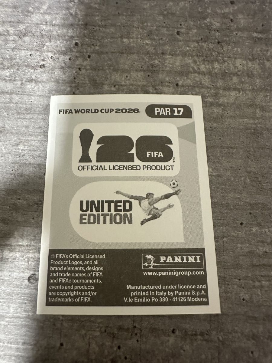 Panini Sammelbilder & Trading cards: PAR 17 , FIFA WORLD CUP 2026 PANINI  – Neu (gemäss Beschreibung) aus Frauenfeld von 1PegPeg1 1