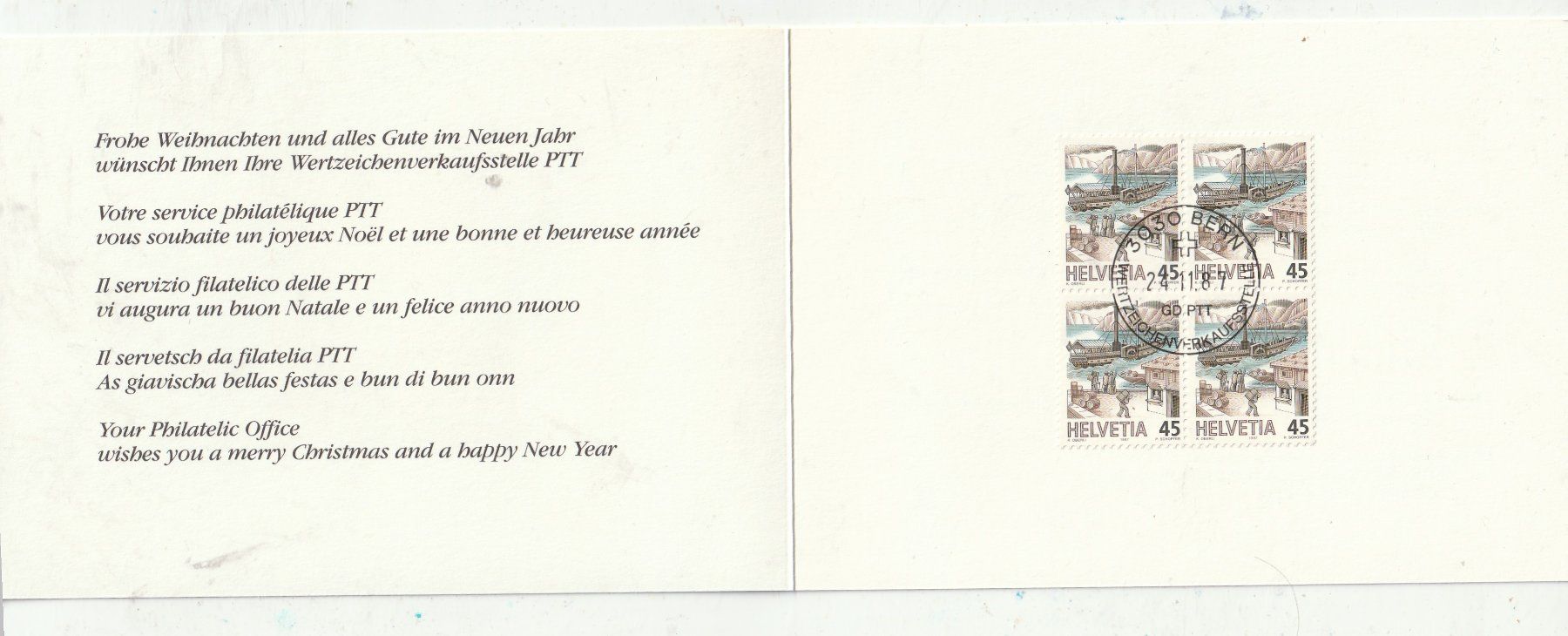 Cartoline postali: Flüelen Grusskarte – Usato da Lumbrein venduto da made02 2