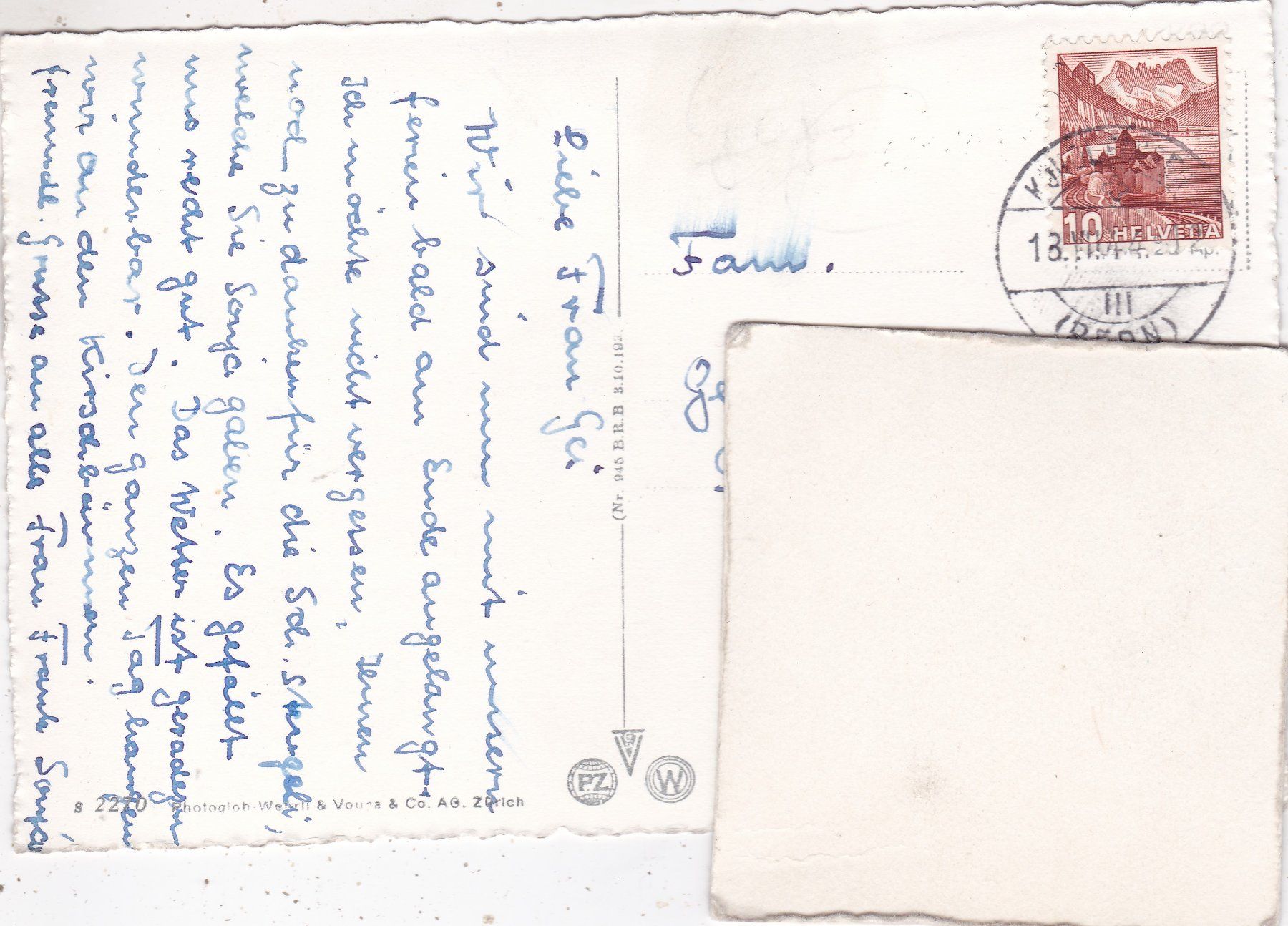 Cartoline postali: Konolfingen 1944 – Usato da Herisau venduto da Lisegrat2008 1