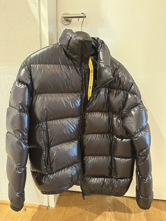 Moncler Genius Down Jacket, Shiny Black, Men's Size 3
