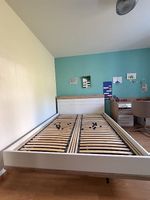 Doppelbett 160 × 200 cm mit 2 Lattenrosten
