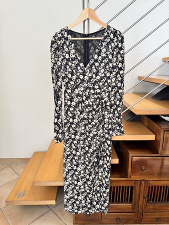 robe zara fleurie